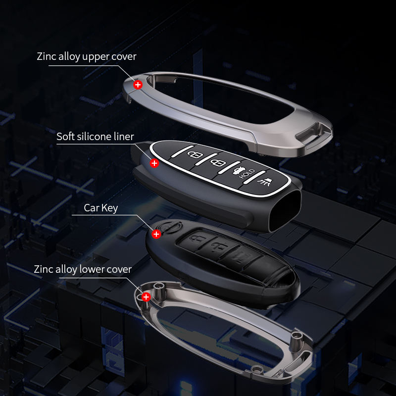 Durable Zinc Alloy Car Key Case for Nissan Sunny X-Trail | BST Brand | Guangzhou Bestop Technology